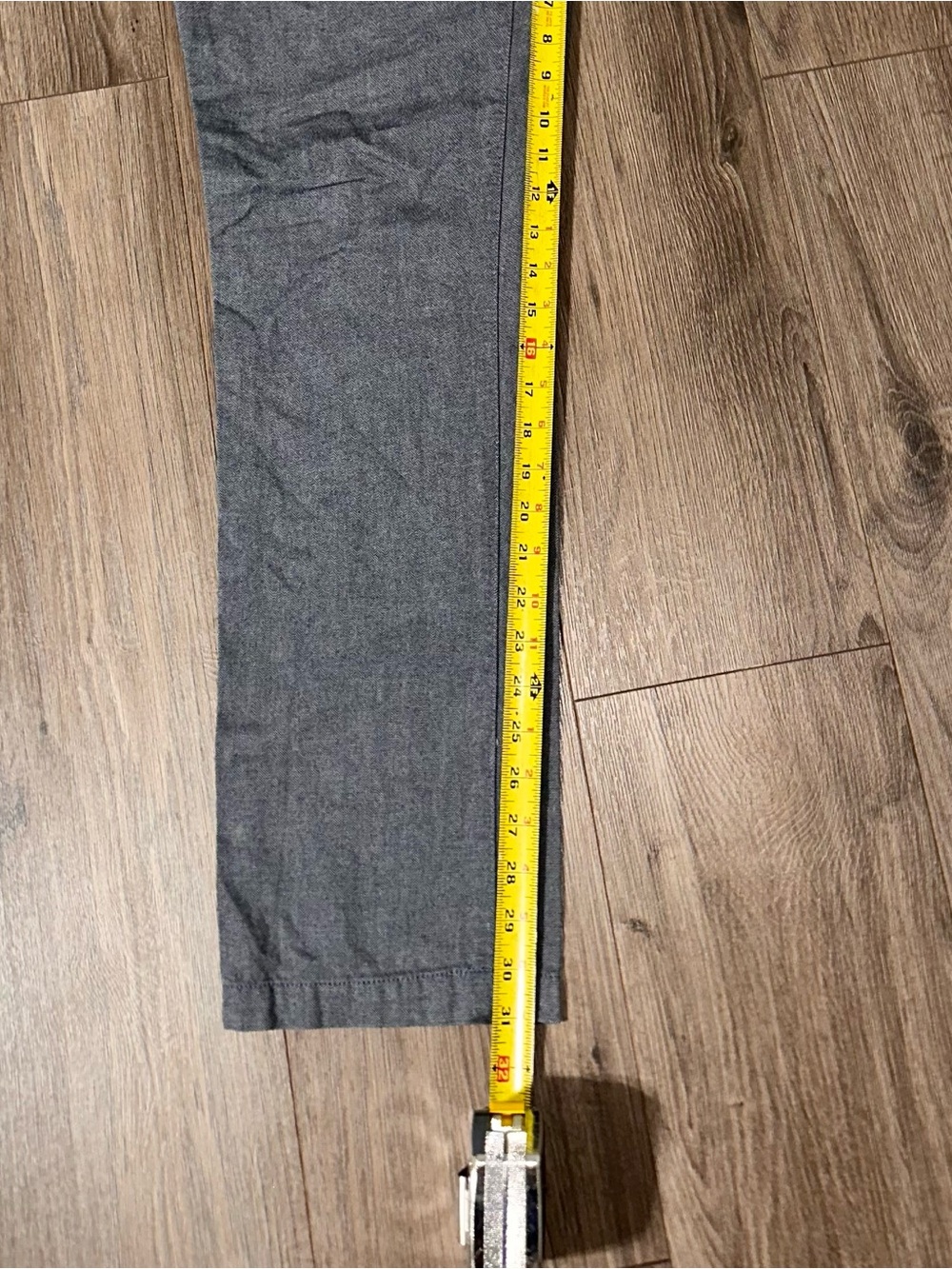 Banana Republic Gray Slim Cotton Chinos Pants Mens Kentfield Chinos - Picture 7 of 8